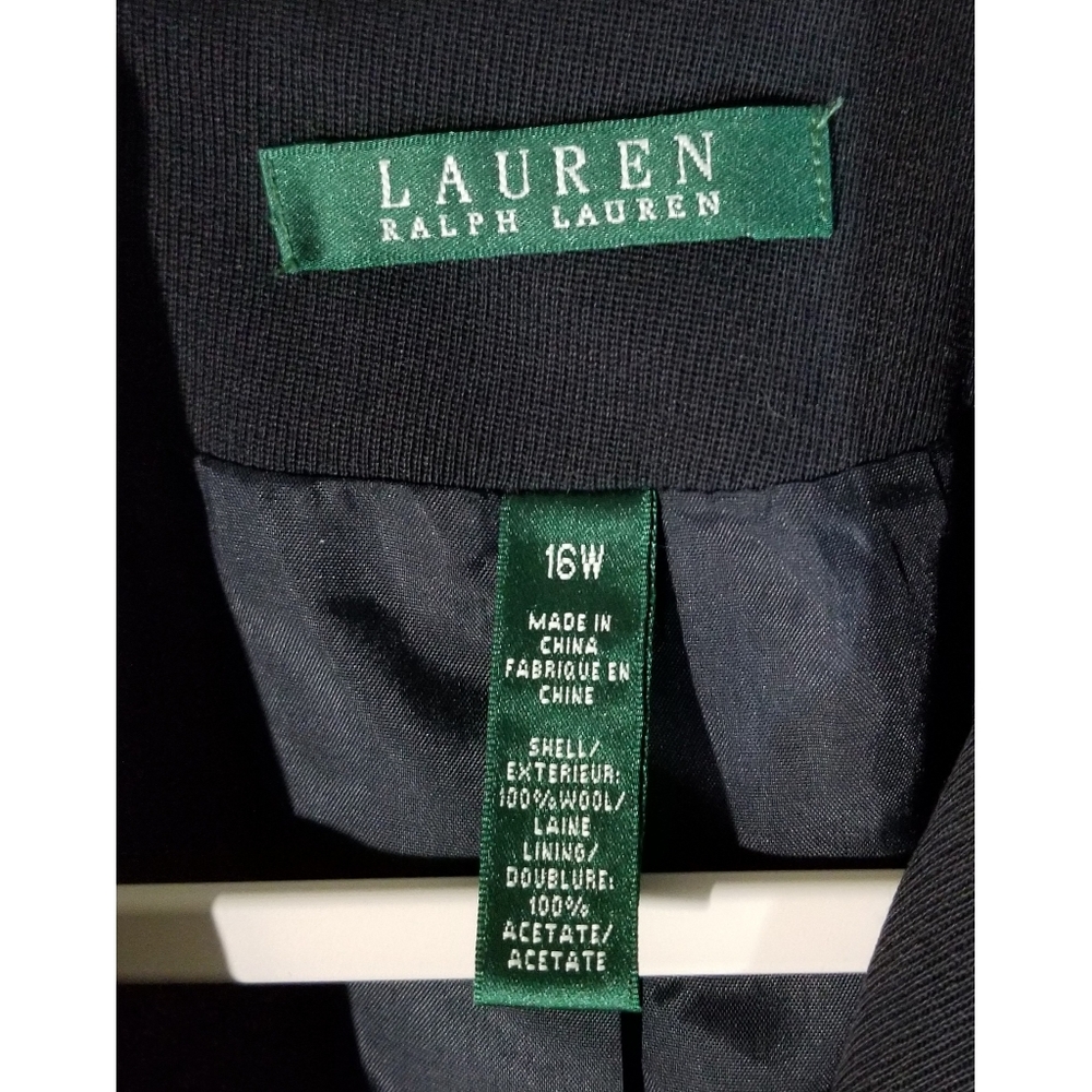 Polo by Ralph Lauren Black Blazer with Gold Accents - Picture 5 of 6